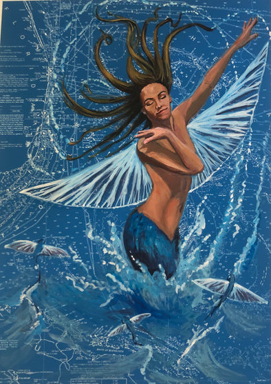 Florida Flying Fish Mermaid